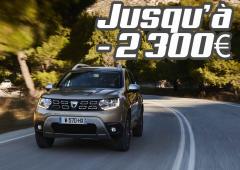 Jusqu’à 2 300€ de remise sur le prix de Dacia Duster !