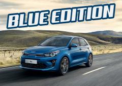 Lien vers l'atcualité Kia Rio Blue Edition : le bleu-noir en série limitée