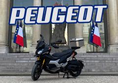 Des scooters Peugeot à l'Élysée et sans Hollande