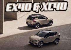 Les Volvo XC40 et C40 s'appellent désormais EX40 et EC40