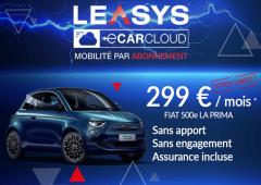 Lien vers l'atcualité Location Fiat 500 électrique : La Prima est à 299 €/mois
