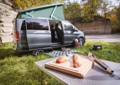 Image de l'actualité:Mercedes Marco Polo ArtVenture : un camping-car aigue-marine