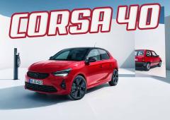 Opel Corsa 40 : l’âge de raison a sa version… et ses prix