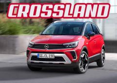 Opel Crossland : en plein dans le Vizor !