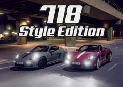 Porsche 718 Style Edition : des Boxster et Cayman un brin nostalgiques
