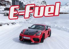 Lien vers l'atcualité Porsche eFuel : de l'essence « propre » pour ne pas passer à la voiture électrique… ?
