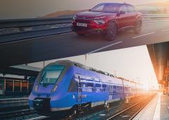 Citroën électrique, pas assez d'autonomie ?  Prenez le train !... ?
