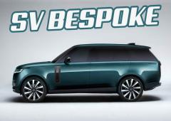 Range Rover et les nuances du SV Bespoke