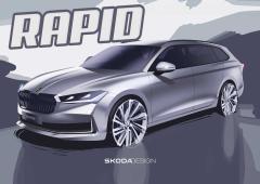 Image principalede l'actu: ŠKODA Superb : l'esquisse de la nouvelle berline