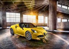 Alfa romeo 4c spider encore plus seduisante 