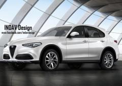 Une illustration pour le suv alfa romeo stelvio 