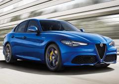 Alfa romeo giulia veloce un cran sous la quadrifoglio verde 