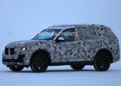 Spyshot : le BMW X7 au travail à la neige