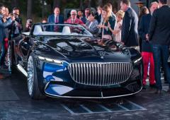 Vision mercedes maybach 6 cabriolet retour vers le futur 