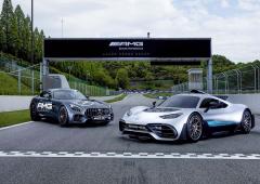 Le Mercedes AMG speedway sort de terre en corée du sud