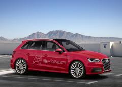 Audi a3 sportback e tron passage a la caisse 