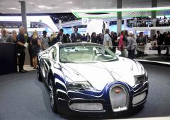 Nouvelles photos bugatti veyron or blanc 