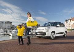 Serie speciale la fiat 500l monte en petit bateau 