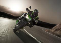 Kawasaki z800 le dechainement du roadster vert 