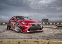 Le lexus rc350 par rocket bunny l amour extra large 