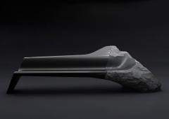 Sofa onyx peugeot melange la pierre volcanique et le carbone 