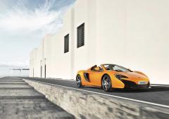 La mclaren 650s se decouvre deja avec le spider 