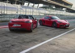 Porsche 718 cayman et boxster gts un peu plus de sport au menu 