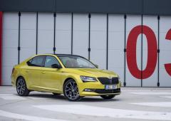 Une livree petillante pour la skoda superb 