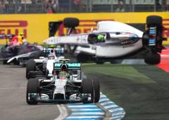 F1 grand prix dallemagne rosberg en cavalier seul 