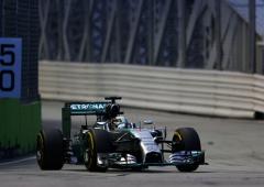 F1 gp de singapour hamilton gagne et double rosberg au championnat 