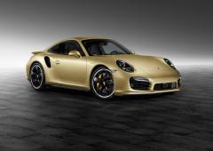 Porsche 911 turbo la version gold de porsche exclusive 