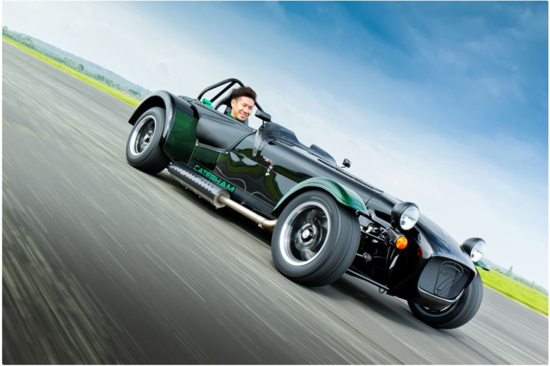 Une caterham seven 250 r speciale kamui kobayashi 