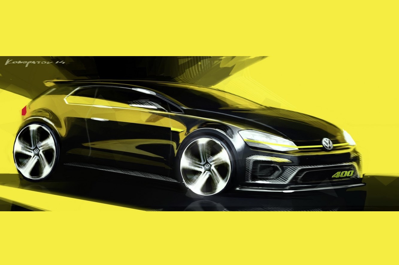 Volkswagen golf r 400 comme son nom l indique 