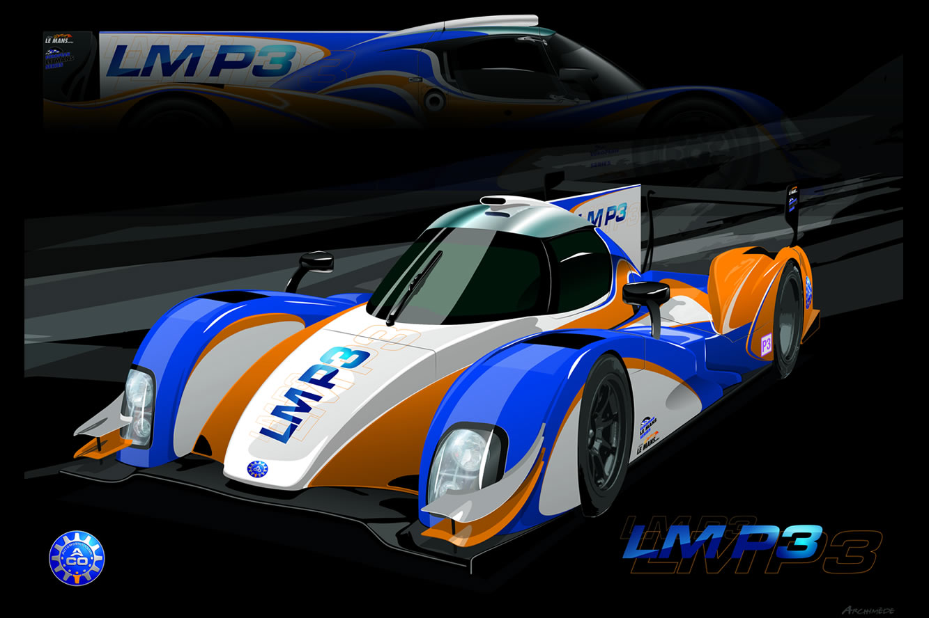 L automobile club de l ouest construit la pyramide de l endurance avec une lmp3 