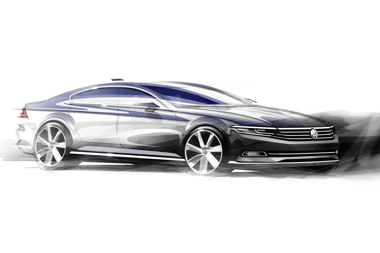 La nouvelle volkswagen passat 2015 devoilee le 3 juillet 