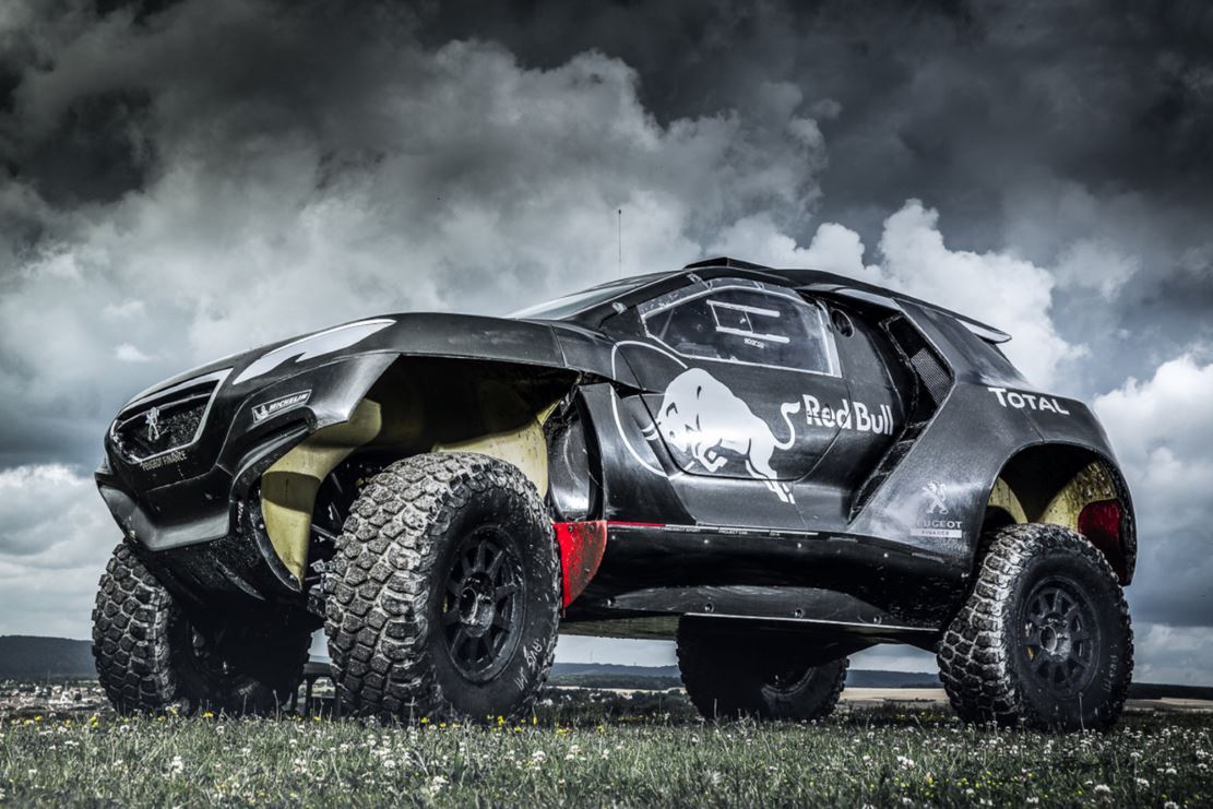 Le peugeot 2008 dkr dote d un v6 diesel de 340 chevaux 