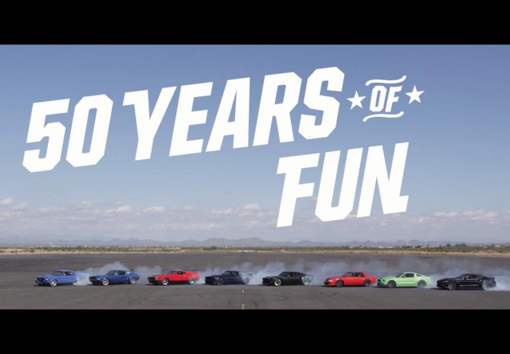 Image principale de l'actu: Ford mustang 50 years of fun 
