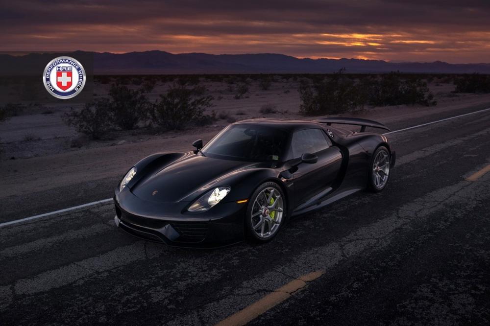 Image principale de l'actu: La porsche 918 spyder montee en hre wheels 