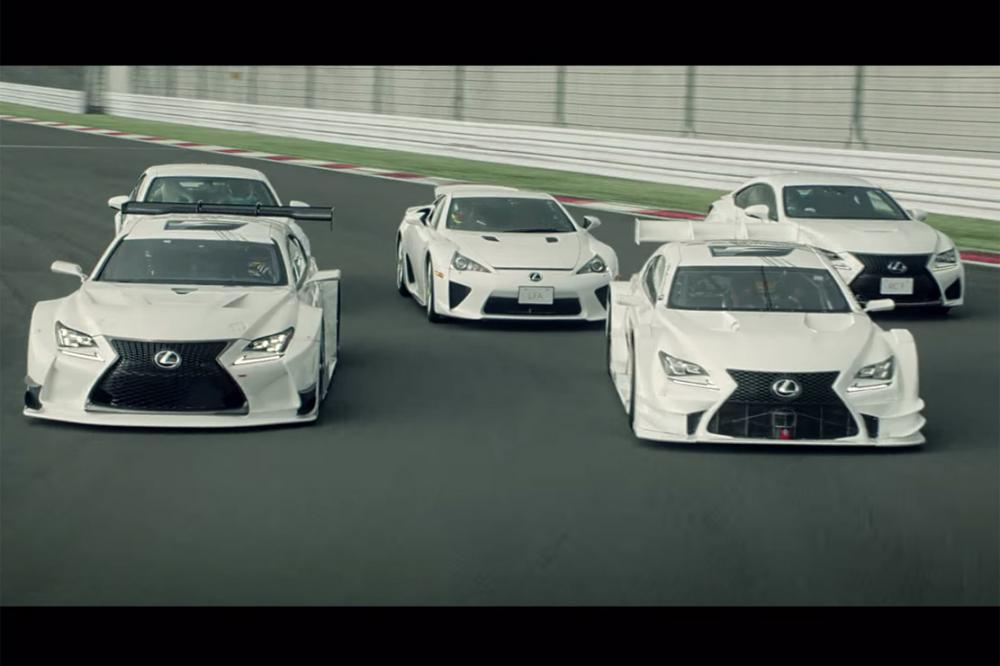 Image principale de l'actu: Dance of f la lexus rc f a l honneur sur le fuji 