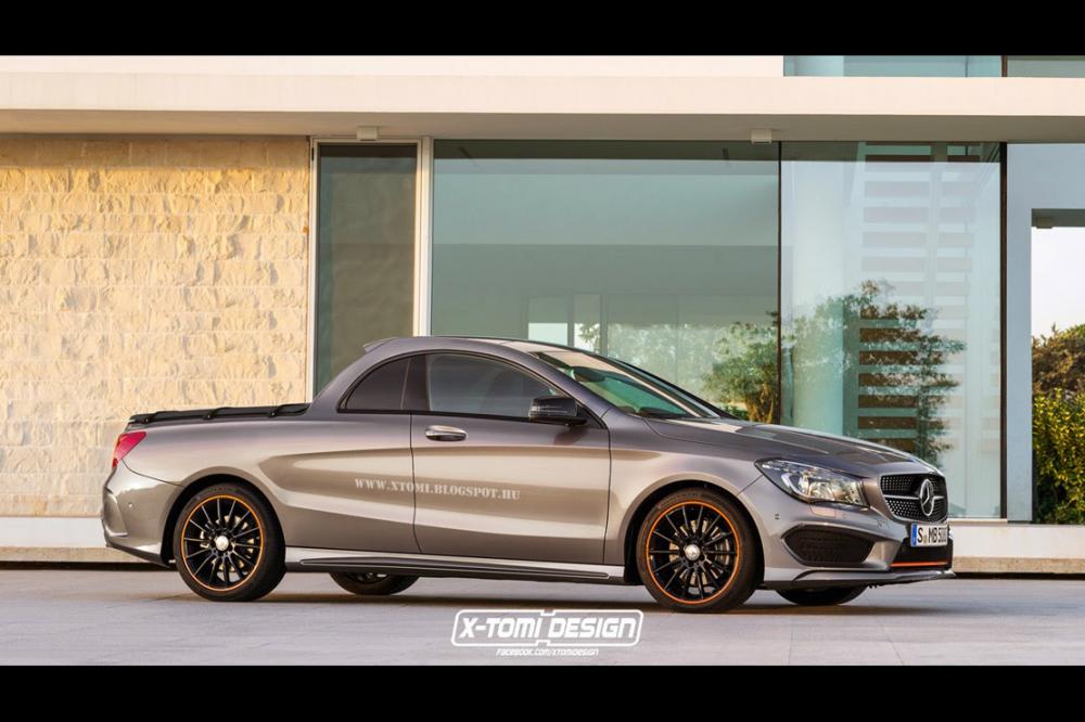 Image principale de l'actu: Le mercedes cla shooting brake version pick up 