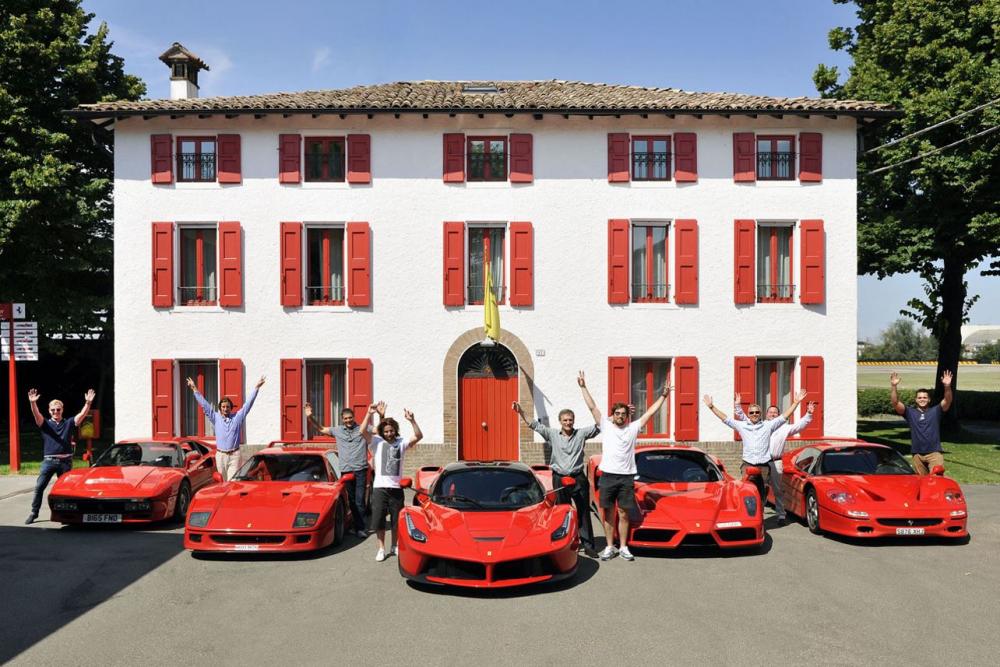 Image principale de l'actu: Quatre supercars ferrari reunies sur la piste de fiorano 