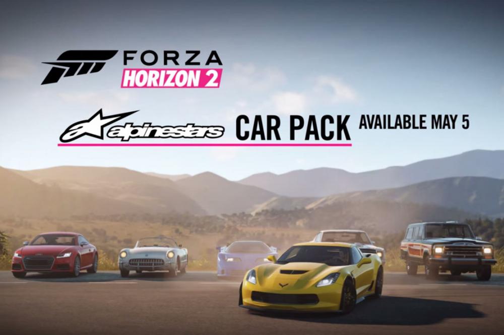 Image principale de l'actu: Forza horizon 2 le alpinestar car pack avec la corvette z06 a l honneur 