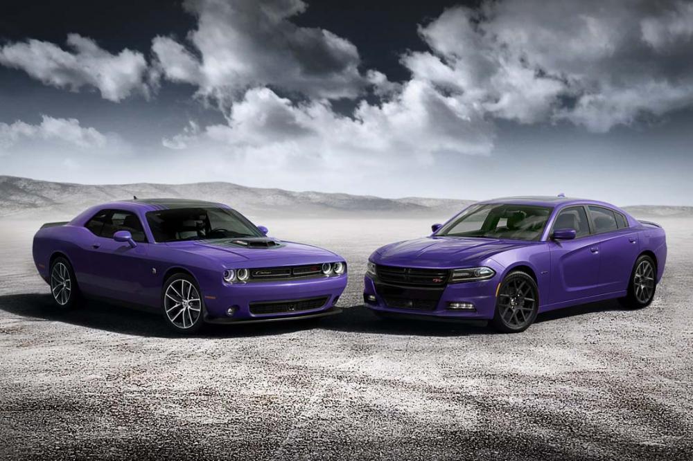 Image principale de l'actu: Dodge ressort le plum crazy purple pour ses challenger et charger 