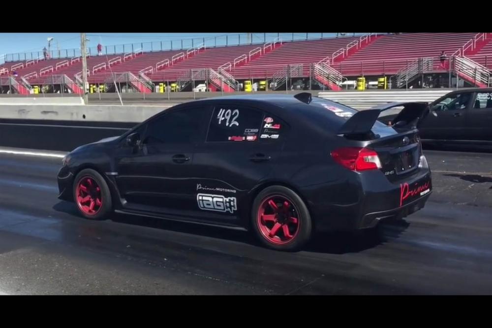 Image principale de l'actu: Une subaru wrx sti en 9 1 secondes sur le 400 metres 