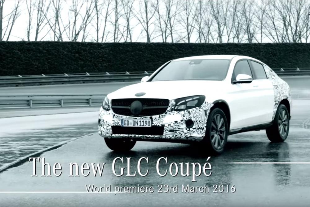 Image principale de l'actu: Mercedes glc coupe le teaser video avant sa presentation a new york 