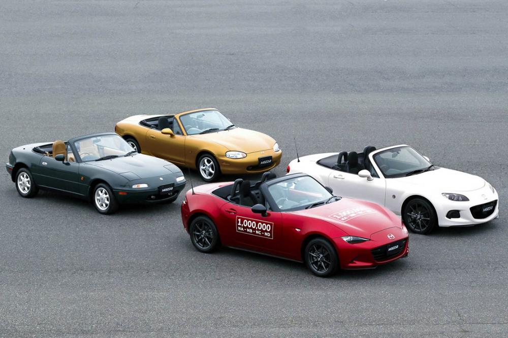 Image principale de l'actu: Mazda mx 5 un million d exemplaires pour le roadster 