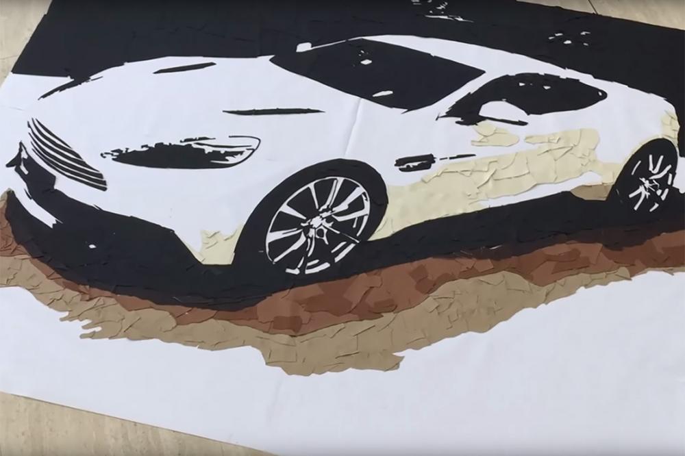 Image principale de l'actu: Aston martin une vanquish realisee a partir de morceaux de cuirs 