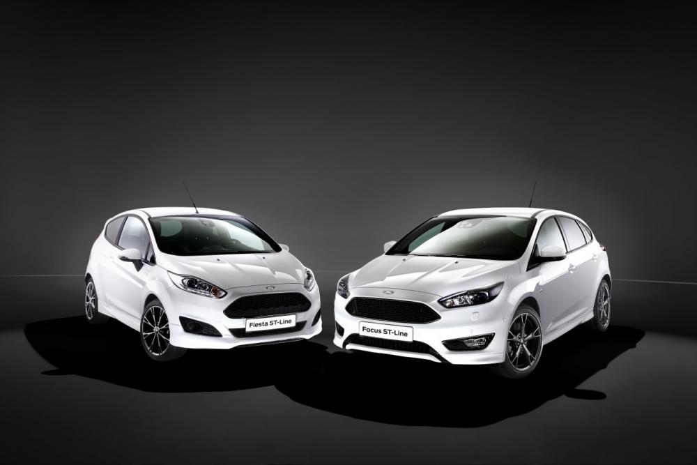 Image principale de l'actu: Ford Fiesta et Focus ST Line : look sportif, coeur classique
