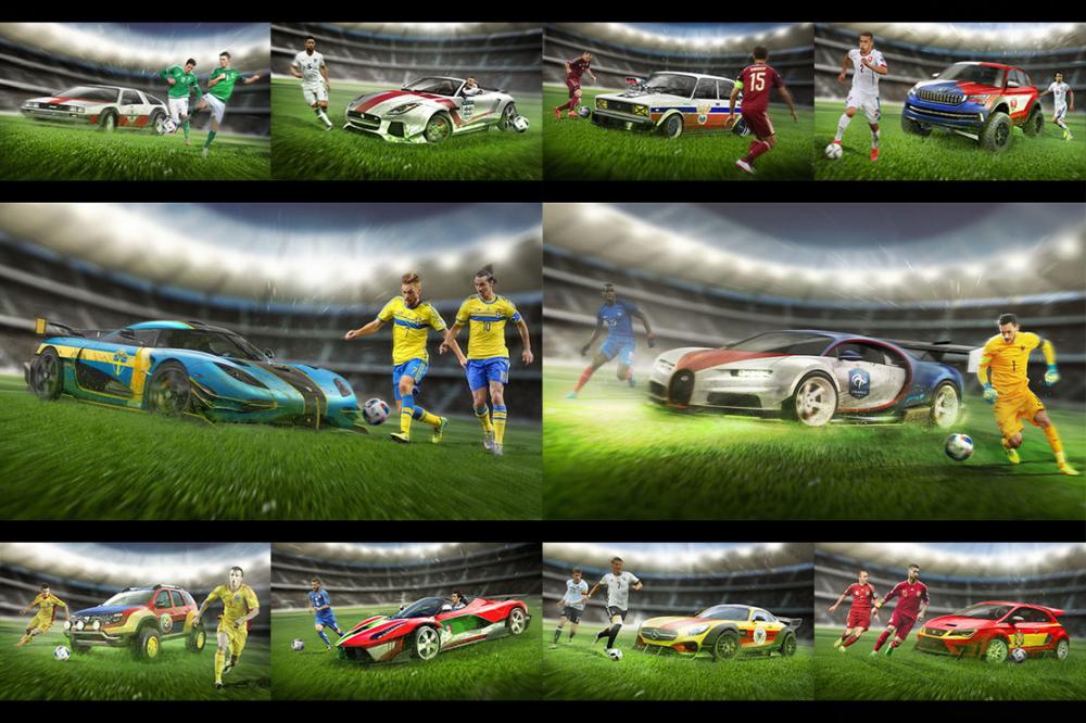 Image principale de l'actu: Illustration les voitures des joueurs de l euro 2016 