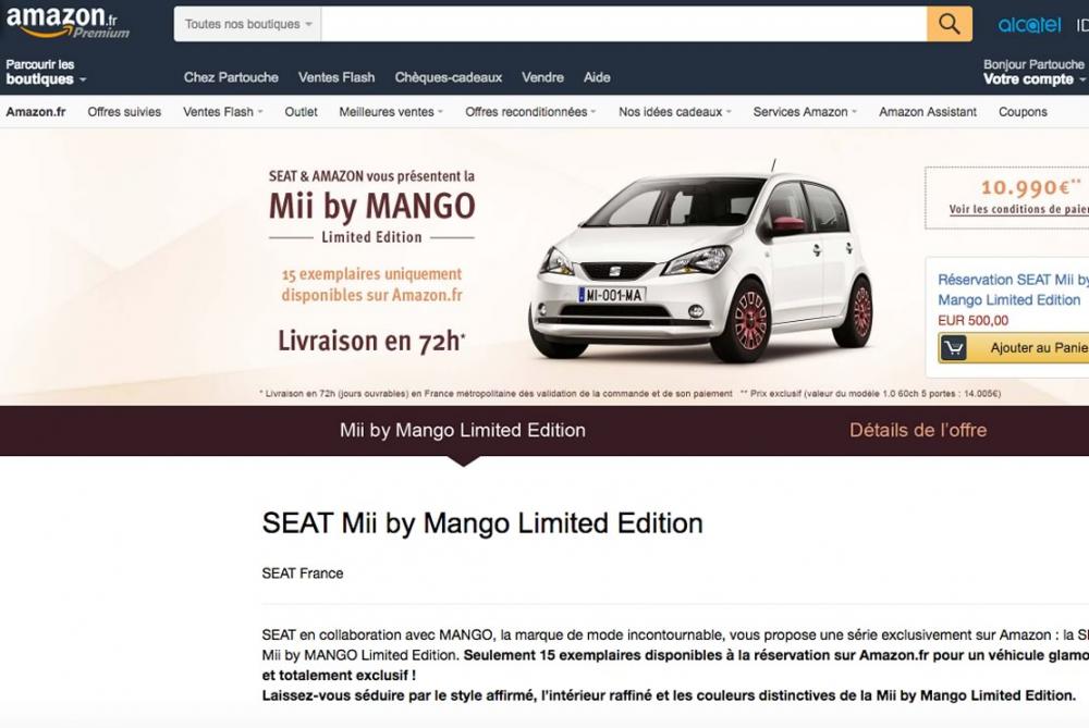 Image principale de l'actu: Amazon fr concessionnaire seat aussi 